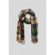 Echarpe à carreaux - Beige Ecru - Unique - Homme - Monoprix