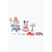 Sylvanian - La fille chat bicolore et son gouter d anniversaire - Multicolore - Unique - Enfant Fille