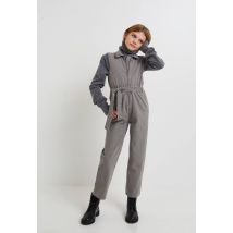 Combinaison sans manche en jean, certifié oeko-tex - Gris foncé - 10 ans - Enfant - Monoprix Kids