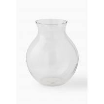 Vase rond, 21xh25cm, en verre - Transparent - Unique - Monoprix