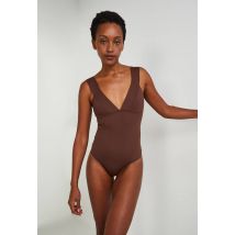 Maillot de bain 1 pièce maya - Brun - 46 - Femme - Monoprix Premium