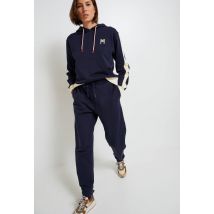 Pantalon de jogging en molleton de coton bio - Bleu - L - Femme - Monoprix Fit