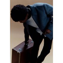 Jean straight en coton - Noir - 46 - Homme - Monoprix