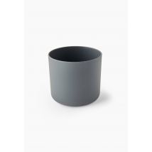 Elho - Pot rond, 14 cm, en plastique recyclé - Gris - Unique