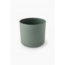 Elho - Pot rond, 16cm, en plastique recyclé - Vert foncé - Unique