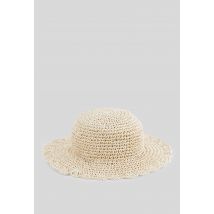 Chapeau effet paille - Beige clair - 56 - Enfant - Monoprix