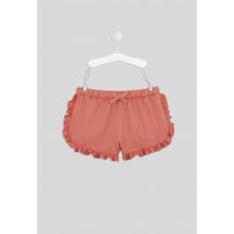 Bout'chou - Short à volants uni en coton bio gots - Orange - 24 mois - Bébé