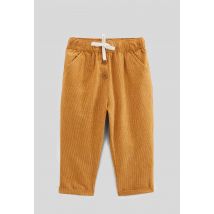 Bout'chou - Pantalon rayé contenant du lin - collection cérémonie - Orange - 24 mois - Bébé