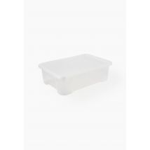 Marque Nationale - Boite de rangement multi-usages en plastique avec couvercle 25l - Transparent - Unique