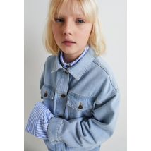 Veste en jean - Bleu clair - 14 ans - Enfant Fille - Monoprix