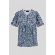 Robe imprimée en viscose - Vert - 6 ans - Enfant Fille - Monoprix