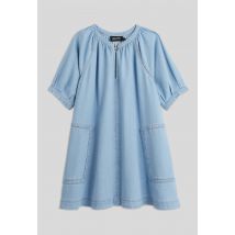 Robe ample en jean - Bleu clair - 6 ans - Enfant Fille - Monoprix