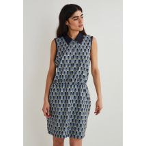 Sport - Robe de golf imprimée, certifiée oeko-tex - Bleu - S - Femme