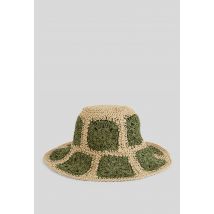 Chapeau crochet en papier - Beige - Unique - Femme - Monoprix Femme