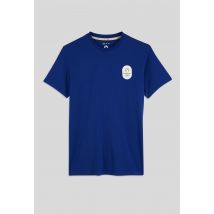 Marque Nationale - T-shirt manches courtes sous licence paris 2024 en coton bio - Bleu - XXL - Homme