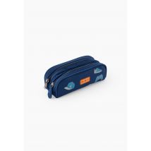 Kickers - Trousse double compartiments street kickers - Bleu - Unique