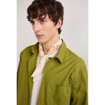 Chemise manches longues en coton - Vert - L - Homme - Monoprix