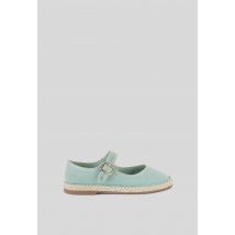 Sandale en toile de coton - Vert clair - 33 - Enfant - Monoprix
