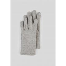 Gants tactiles en jersey - Gris - Unique - Femme - Monoprix
