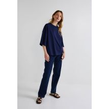 Jean droit - Bleu foncé - 46 - Femme - Monoprix
