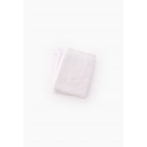 Lot de 2 gants de toilette,15x21cm, coton bio gots - Blanc - Unique - Monoprix