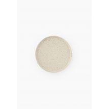 Monoprix Maison - Assiette à dessert rebord finition mouchetée, 20cm - Beige Ecru - Unique