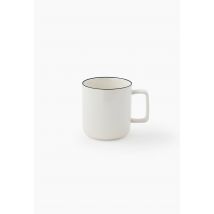 Monoprix Maison - Mug finition liseré, 60cl - Blanc - Unique