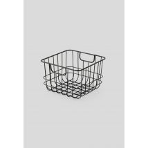 Monoprix Maison - Panier en métal filaire - Noir - Unique