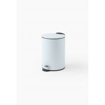 Monoprix Maison - Poubelle à pédale en inox, 3l - Blanc - Unique