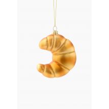 Ornement croissant en verre, h9.5 - Or - Unique - Monoprix