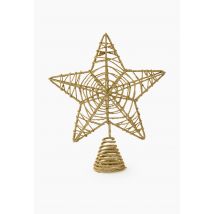 Grand cimier étoile, 27cm, en plastique - Or - Unique - Monoprix