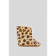 Bout'chou - Bottines fourrées en cuir responsable - Brun clair - 17-18 - Bébé