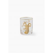 Verre à eau doré scorpion taureau, vincent darré x monoprix - Multicolore - Unique - Monoprix Createurs
