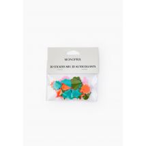 30 stickers mix 3d autocollants - Multicolore - Unique - Monoprix