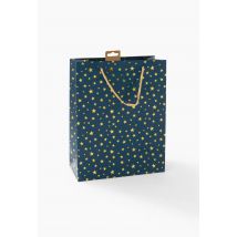 Sac cadeau, taille l - Bleu foncé - Unique - Monoprix