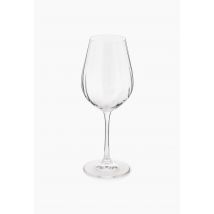 Marque Nationale - Verre à vin finition striée, 40cl - Transparent - Unique