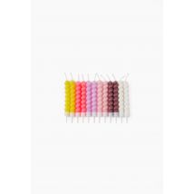 Rice - 12 bougies, forme torsadée - Multicolore - Unique
