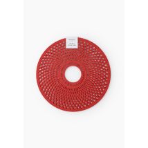 Lot de 2 sets de table en feutrine et paillettes rouge, diamètre de 38 cm - Rouge - Unique - Monoprix