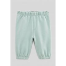 Bout'chou - Pantalon en molleton uni en coton bio - Vert clair - 6 mois - Bébé