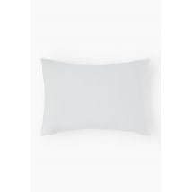Taie d'oreiller unie, 100% coton bio - Blanc - 85x185 cm - Monoprix