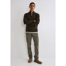 Pantalon velours en coton bio gots - Vert - 48 - Homme - Monoprix
