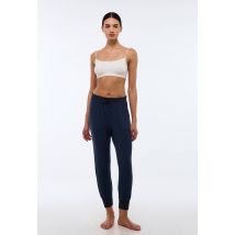 Pantalon sarouel doux et léger - Bleu foncé - L - Femme - Monoprix