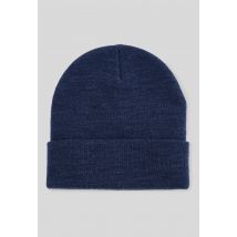 Bonnet à revers - Bleu - Unique - Homme - Monoprix