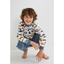 Pyjama polaire manches longues imprimé - Bleu - 8 ans - Enfant Garçon - Monoprix