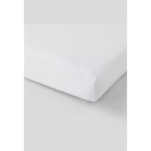 Monoprix Maison - Housse protége matelas, traitement anti acariens, coton - Blanc - 90x190 cm