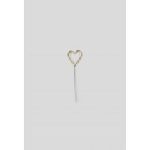 Srapcooking - Cierge magique, forme coeur - Or - Unique