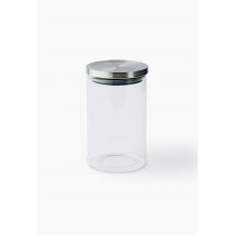 Monoprix Maison - Bocal 1l, finition couvercle inox - Transparent - Unique