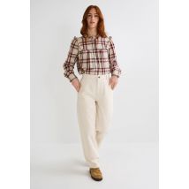 Jean boyfriend - Beige Ecru - 42 - Femme - Monoprix