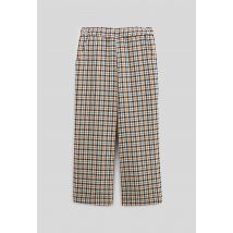 Pantalon à carreaux - Beige clair - 8 ans - Enfant - Monoprix