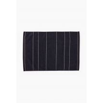 Tapis de bain, 50x70cm, en coton bio gots - Noir - 50x70 cm - Monoprix